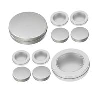 HEALLILY 10 Piezas Caja de Lata con Forma Dulces Buzón de Hojalata Contenedores Vacíos para Guardar Dulces Galletas Pasteles con Tapa para Manualidades y Almacenamiento