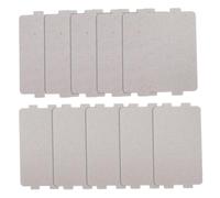 HEALLILY 10 piezas de repuesto de placa de mica para horno microondas, cubierta de guía de ondas resistente al calor para electrodomésticos de cocina, moldura para adaptarse a varios modelos de