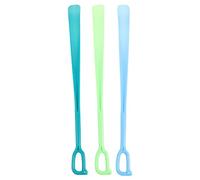 HEALLILY 10 Piezas de Zapatos de Plástico con Mango Largo Levantador de Zapatos Botas Colgantes Zapatos de Ayuda Extractores de Zapatos para Niños Mayores Adultos Que Usan Accesorios de