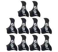 HEALLILY 10 Protectores Adhesivos para Guitarra Clásica Diseño de Dragón en Pvc, Protege contra Arañazos y Decora Tu Guitarra Folk Creatividad