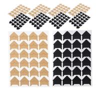 HEALLILY 10hoja Esquinas De Fotos Autoadhesivas Retro De Pegatinas para Álbumes De Bricolaje para Scrapbooking y Proyectos Creativos Diseño Vintage Compatible Álbumes De Fotos y Diarios