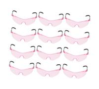 HEALLILY 12 gafas de seguridad resistentes a los impactos, gafas protectoras de laboratorio para niños y gafas de seguridad ligeras con lentes transparentes para proyectos de ciencia deportiva y