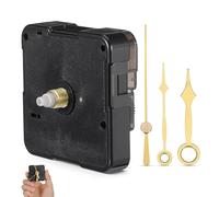 HEALLILY 1juego Kit de Mecanismo de Reloj Silencioso DIY con Movimiento Preciso Repuesto para Reloj de Pared y Manecillas Clásicas Compatible con Relojes de Material Plástico