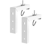 HEALLILY 1juego Soporte de Pared para Pantalla de Proyector Gancho Ajustable Multiángulo Resistente y Compatible con Pantallas de Proyector Domésticas Incluye Hardware Completo Color