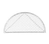 HEALLILY 1pieza Rejilla para Freír Japonesa de Acero Inoxidable Malla Gruesa Semicircular Resistente al Calor Utensilio de Cocina para Cocinar Alimentos Fritos