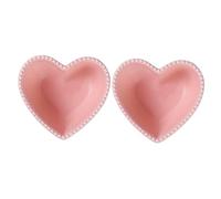 HEALLILY 2 cuencos creativos para ensalada de frutas, huevos al vapor, cuencos de postre rosados para el hogar, para hornear pudín de mousse y más artículos esenciales para la cocina