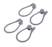 HEALLILY 2 pares de ganchos antipérdida, soporte protector para auriculares inalámbricos, ergonómico, de silicona TPU, para deportes, correr, ciclismo, ajuste cómodo y seguro, color gris