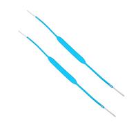 HEALLILY 2 Piezas Correa de Catéter Soporte de Tubo de Traqueotomía Dispositivo de Fijación de Catéter Banda para Cuello de Laringectomía Hospital (Azul)