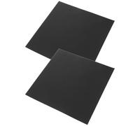HEALLILY 2 Piezas Kit de Reparación Sellado Fiable y Resistente a Rayos UV para Revestimiento de Estanques Parche Autoadhesivo de Caucho Butílico Negro para Estanques de Jardín al Aire