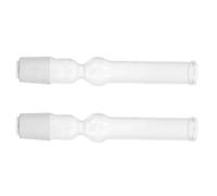 HEALLILY 2 Piezas Tubo de Secado de Laboratorio Tubo de Secado Recto de Vidrio, Pared Interior Lisa, Fácil de Transportar, para Estudiantes, Experimentos de Química y Física