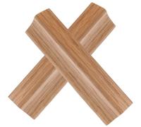 HEALLILY 2 Tiradores de Madera Maciza para Armarios y Cajones, Diseño Moderno y Elegante, Fáciles de Instalar, Ideales para Cocina y Baño, Longitud 100mm