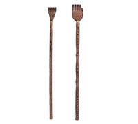 HEALLILY 2 Uds Rascador De Madera Herramientas De Mano Masajeadores De Mano Herramientas Para Hombres Rascador De Picazón En La Espalda Barra De Rascador Natural De Madera Rascador