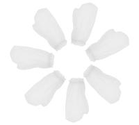 HEALLILY 20 Calcetines de Filtro para Peceras de PP Blanco, Bolsas de Filtro para Estanques Marinos, Filtración de Polvo y Alimentos No Consumidos