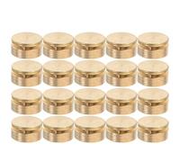 HEALLILY 20 Piezas de Rodamiento Metálico Giratorio de Alta Velocidad para Decoración de Uñas, Eje Portátil Dorado para Creaciones 3d y Práctica de Uñas DIY
