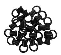 HEALLILY 20 Piezas Gancho de Techo para Lámpara Colgante de Aleación de Zinc Negro, Gancho Resistente y Duradero para Lámparas de Cristal y Candelabros en Salón o Sala