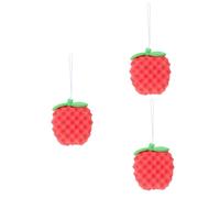 HEALLILY 3 Piezas De Esponja De Baño Para Bebés Toallitas De Baño Para Bebés Guantes De Bebé Esponja De Baño Para Niños Recién Nacidos Baño De Piña Lindo Baño De Frutas Esponja De Ducha