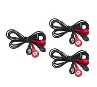 HEALLILY 3 Piezas de Masajeador Sexual para Adultos Accesorios de Masaje Eléctrico Pinzas de Metal para Pezones Juguete Sexual para El Cuerpo Juguetes de Estimulación SM