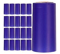HEALLILY 30 Tapas Termorretráctiles de Pvc Azules para Botellas de Vino Resistencia a Roturas y Película Retráctil, Ideales para Tienda de Vinos y Bares