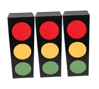 HEALLILY 3piezas Caja De Semáforo Decorativa De Cumpleaños Temáticos Para Fiestas Para Aula y Decoración De Cumpleaños