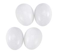 HEALLILY 4 Unidades de Huevos de Piedra de Jade para Mujeres Bolas de Masaje Muscular Bolas de Huevo Kegel Pélvico Bolas de Ejercicio Piedras Blancas