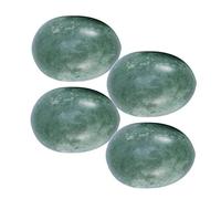 HEALLILY 4 Unidades de Huevos de Piedra de Jade para Mujeres Bolas de Masaje Muscular Bolas de Huevo Kegel Pélvico Bolas de Ejercicio Piedras Verdes