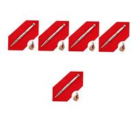 HEALLILY 5 Uds Pluma De Masaje Masajeador Facial Herramientas De Masaje Manual Masajeador De Cuerpo Entero Pluma Retráctil Masaje Shiatsu Oreja Y Cuerpo Sonda Pluma Masaje