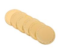 HEALLILY 6 piezas de grabado en blanco con acabado de espejo chapado en blanco para manualidades, impresión UV, compatible con recuerdos de cumpleaños y viajes