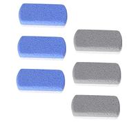 HEALLILY 6 Piezas De Piedra Pómez De Colores Esponja Natural Esponja De Limpieza Removedor De Uñas Piedras De Pedicura Espumas Lijado De Vidrio Pulidor De Uñas Exfoliante