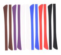 HEALLILY Accesorio Para Gafas Anteojos Silicona Puntas Templo Anteojos Manga Cubierta para Gafas Sol Gafas Lectura Gafas Anteojos Gancho para La Oreja 12 Pares Antideslizante
