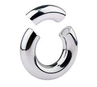 HEALLILY Anillo de Pene Masculino de Acero Inoxidable Juguetes de Prolongación de Erección de Bloqueo de Polla Sexual para Pareja Amante 45A (Plata)