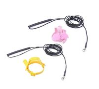 HEALLILY Arnés para Pájaros y Alas de Ángel, Ligero y Práctico Ajustable Cuerda Elástica de 2m Color Rosa para Volar Libremente al Aire Libre