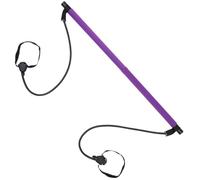 HEALLILY Barra de Pilates Ajustable Fácil de Transportar de Acero Inoxidable y Abs para Ejercicios de Resistencia Adecuado para Perder Peso y Entrenar en Casa