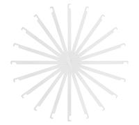 HEALLILY Barras Colgantes de Hierro para Gestión de Archivos en Oficina, 10 Piezas, Diseño Moderno y Minimalista para Espacios de Trabajo Contemporáneos