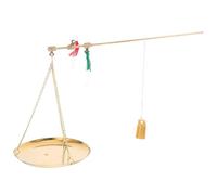 HEALLILY Báscula de Medicina Tradicional China Báscula China Antigua de Cobre 250g Portátil Medición Precisa Viaje y Uso Doméstico