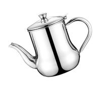 HEALLILY Botella de Condimento de Acero Inoxidable para Cocina, Resistente a Fugas, Color Plata, Fácil Calentamiento, Adecuado para Uso Doméstico