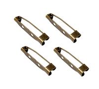 HEALLILY Broche alfiler Espaldas artesanía alfileres Barra Trasera con Cierre de Seguridad para joyería DIY hallazgos 2 cm 200 Piezas
