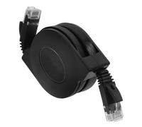 HEALLILY Cable Dispositivos Locales Redes de Rj45 para Cobre y Conectores Ethernet Cat6 Retráctil 2 Metros Color Negro en Multimedia Vacaciones y Hoteles