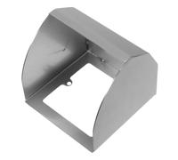 HEALLILY Caja de Enchufe para Exteriores de Acero Inoxidable Diseño Resistente al Agua y Orificios de Instalación de 60mm para Protección en Ambientes al Aire Libre