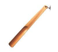 HEALLILY Calçadeira Comprida Professional Wooden Handle Shoe Horn Shoe Lifter for Women Men Calcadeira Comprida