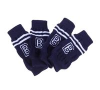HEALLILY Calcetines Protectores para Perros 4 Piezas de Poliéster Calentadores de Patas y Coderas para Protección Completa en Mascotas Pequeñas y Medianas