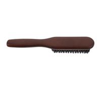 HEALLILY Cepillo de Barba de Madera Cerdas de Jabalí, Ligero y Portátil, Adecuado para Hombres Que Buscan Cuidado y Estilo en Cualquier Lugar