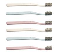 HEALLILY Cepillo de Dientes Extra Micro Cepillo de Dientes Manual Extra para Encías Sensibles Adultos Niños 6 Piezas