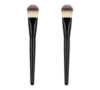 HEALLILY Cepillo de Nailon para Mascarilla Facial 2 Piezas Cerdas Resistentes y Aplicación Precisa para DIY Mask, Herramienta Práctica y Duradera