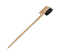 HEALLILY Cepillo para Cejas Naturales y Ordenadas Fácil de Limpiar para Cejas de Bambú Negro Herramienta Portátil Festival Adecuado para Festival y Uso Diario Femenino Uso Diario Femenino