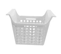 HEALLILY Cesta organizadora de plástico para congelador, contenedor de almacenamiento expandible con drenaje para refrigerador, diseño versátil para colgar para un almacenamiento óptimo de alimentos y