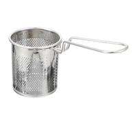 HEALLILY Colador de Acero Inoxidable para Ollas Calientes Gancho, Malla Fina y Diseño Lateral, Fácil de Usar para Uso en Casa y Restaurante