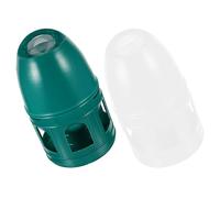 HEALLILY Comedero de Agua para 2 Piezas de Plástico Diseño Portátil para Colgar en Pared, Accesorio para Jaula Adecuado y Servir Agua a Palomos