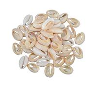 HEALLILY conchas naturales conchas de concha playa de conchas de mar diy artesanía colgante de encanto para joyería collar pulsera haciendo accesorios 50pcs