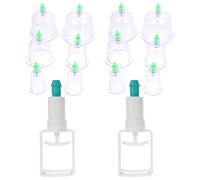 HEALLILY Conjuntos de Terapia de Ahuecamiento Masajeador Cuerpo Masajeador de Vacío Dispositivo de Vacío Masaje Relax Relaje Terapia de Ahuecamiento Conjuntos de Terapia de Nervio Muscular