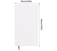 HEALLILY Cuaderno de Sintética Páginas Engrosadas para Sublimación Tamaño A6 Diseño Práctico y Elegante para y Oficina